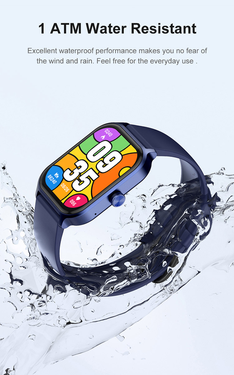 P85 1 ATM Water Resistant Smartwatch